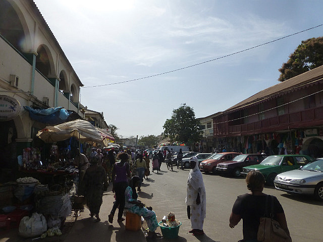 Outside Albert Market