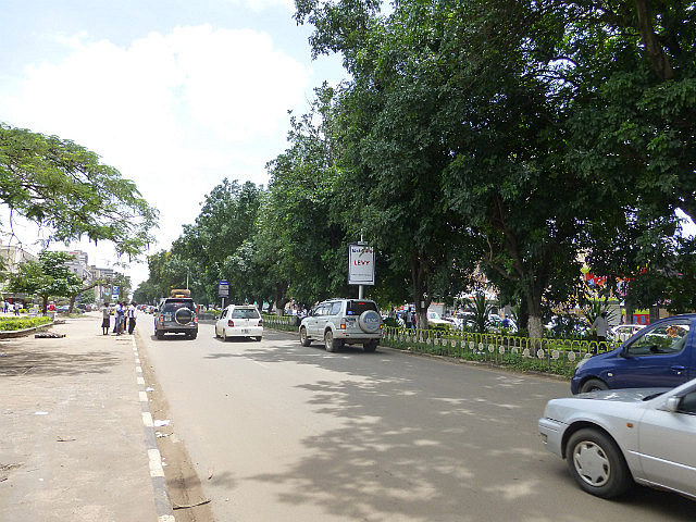 Cairo Road - a leafy boulevard in the center