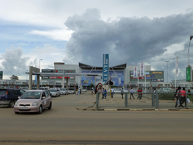 Levy Business Park, one of several malls in Lusaka