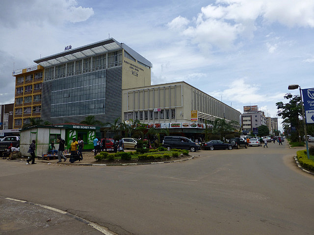 Small plaza off Cairo Road