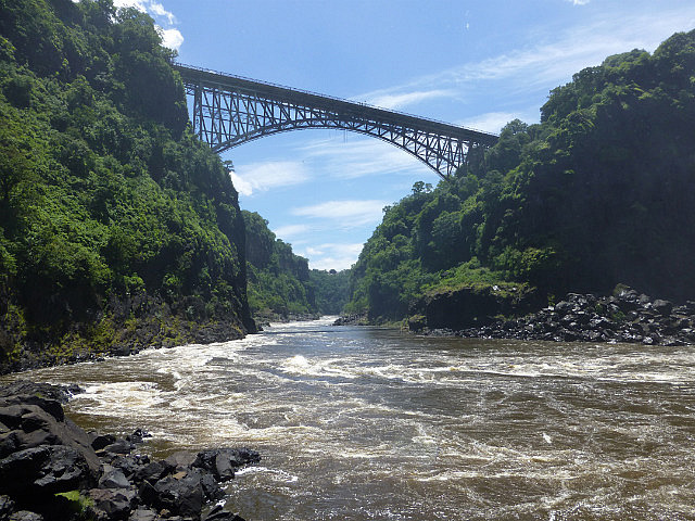 Boiling Pot, where the river turns to Bakota Gorge