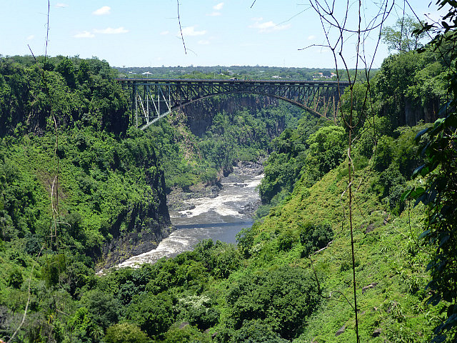 Zambezi River and bridge