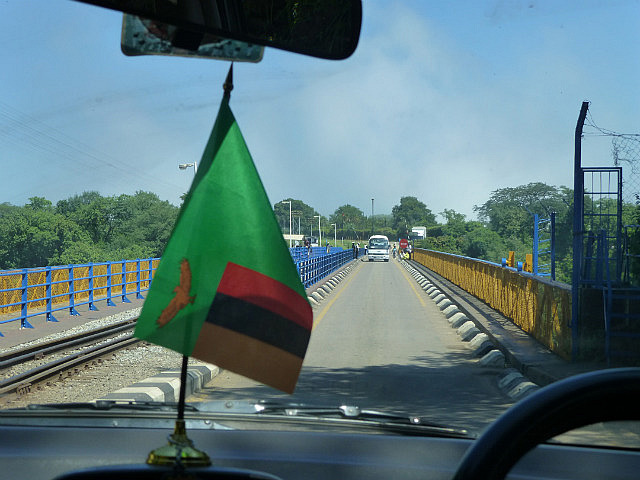 Crossing the Falls Bridge 