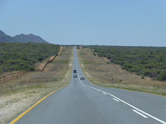Highway from Windhoek to Ochiwarango