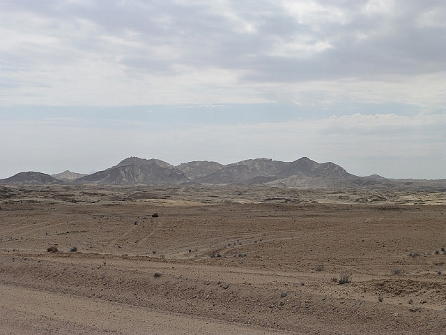4X4 road through the desert
