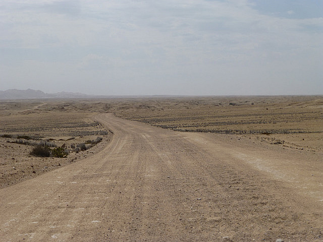 4X4 road through the desert