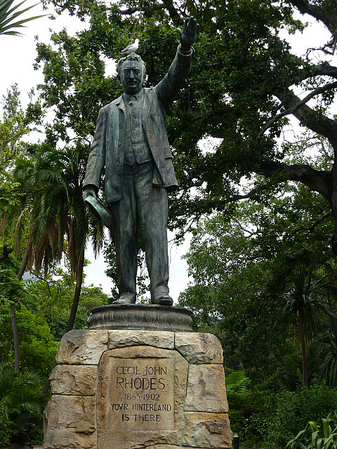 Cecil Rhodes statue at the Company Gardens