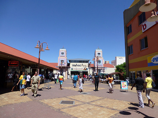 Post Street Mall - main shopping area in Windhoek