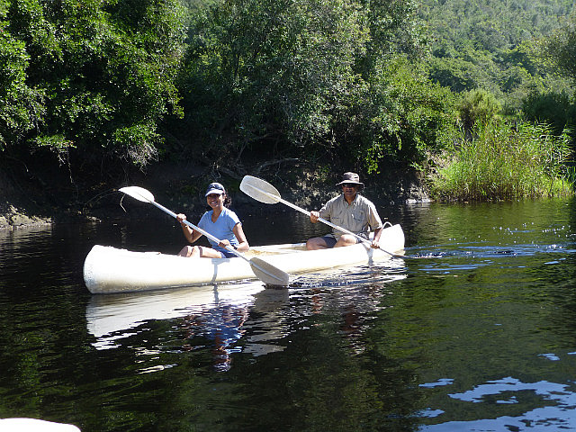 Canoeing at Gaukama river