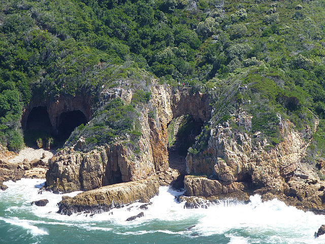 Caves at the base of the Western Head