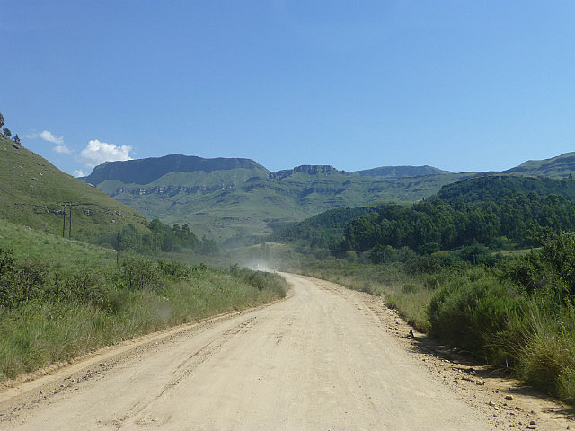 Enroute to Sani Pass