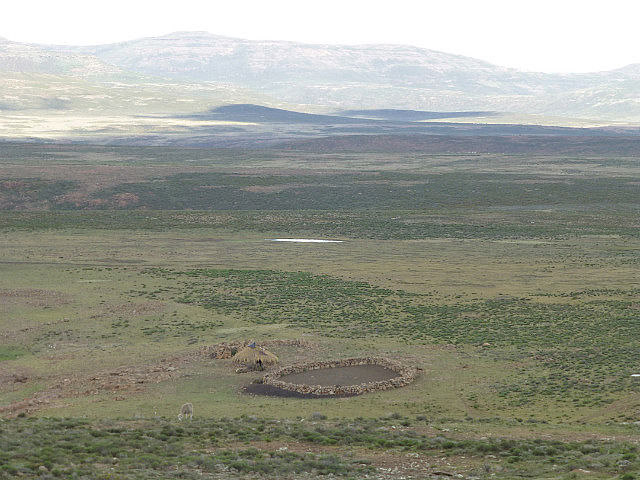 Shepherd's post and kraal