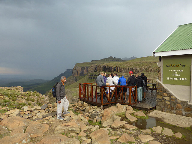 The highest pub in Africa