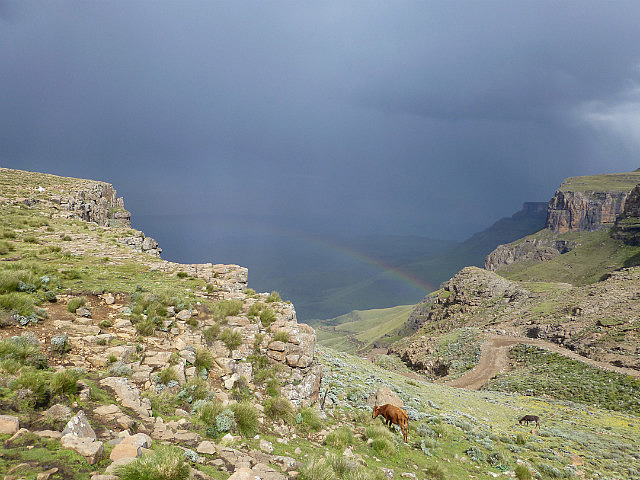 View from the highest pub in Africa