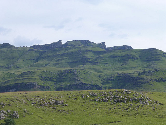 View of Balanced Rock formation from Sani Lodge