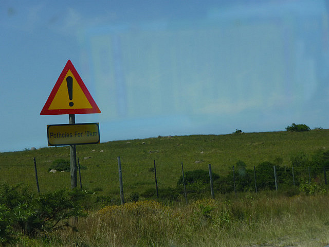 Potholes - Next 10 km!