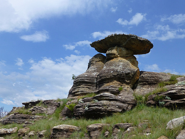 Rock formation - Mexican man with wife 