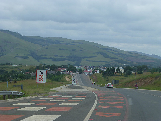 South Africa border post