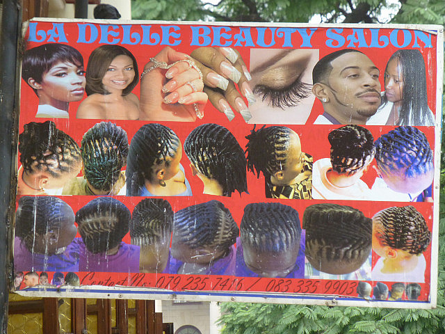 Hair styles on offer