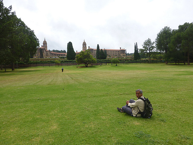 I was right here during Mandela's inauguration!