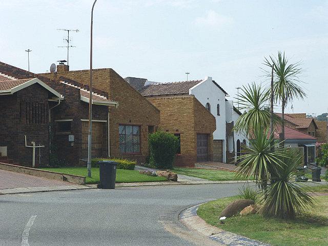 Affluent neighborhood at Soweto