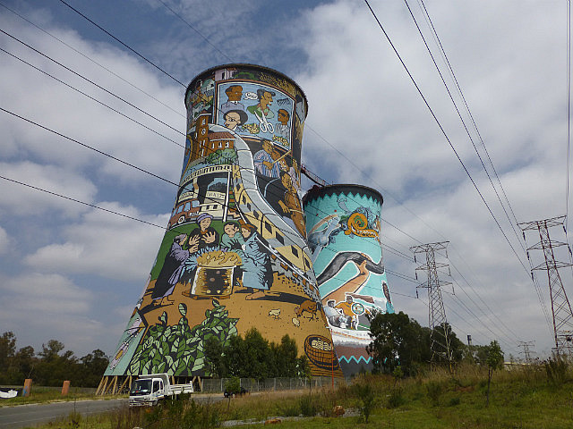Public art at Orlando towers