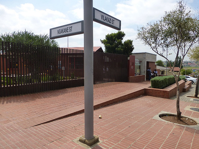 Vilakazi Street, outside Nelson Mandela's home