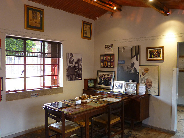 Nelson Madela's desk and study