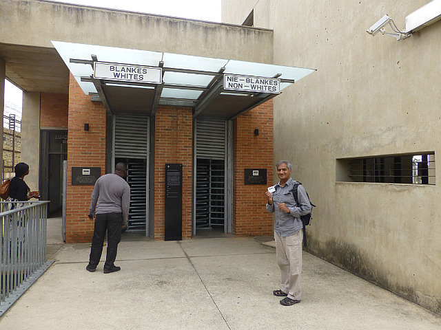 Apartheid museum - Whites and Non-Whites