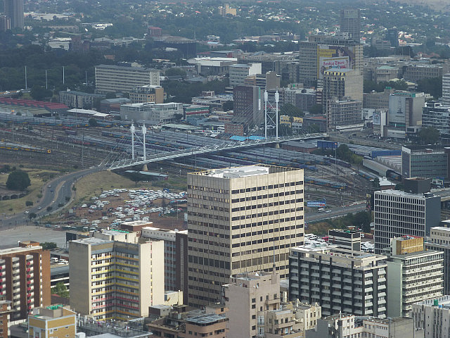 Nelson Mandela Bridge from Carlton Centre Tower