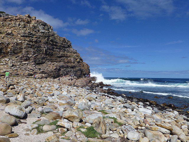 Waves crashing at Cape Of Good Hope