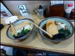 First meal - Noodles with fried tofu