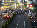 Shibuya street intersection