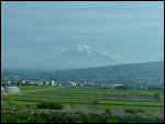 View of Fujiyama from the Tokyo-Kyoto Shinkanzen
