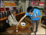 Tea tasting at Hongcun village