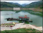 Docked at village on Shennong Stream