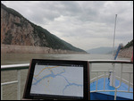 Tracking our progress on the GPS enabled tablet