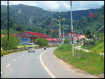 Approaching the China-Laos border