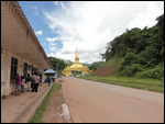 Laos side - just some ramshackle buildings
