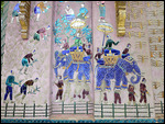 Mosaic designs, Wat Xieng Thong