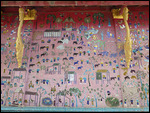 Mosaic designs, Wat Xieng Thong