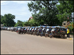 Tuk-tuk stand at Morning Market