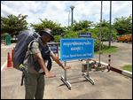 Vientiane Airport sign