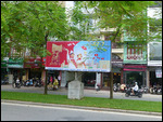 Current day propaganda billboard