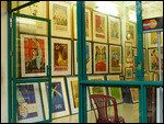 Store selling old propaganda posters 