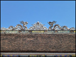 Thai Hoa Palace, mosaic roof decoration