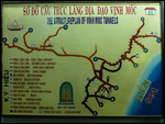 Display showing the Vinh Moc Tunnel network 