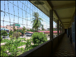 Barbed wires to prevent escape and suicide