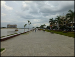 Promenade along the ferry jetty