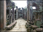 Preah Khan - long criss crossing corridors
